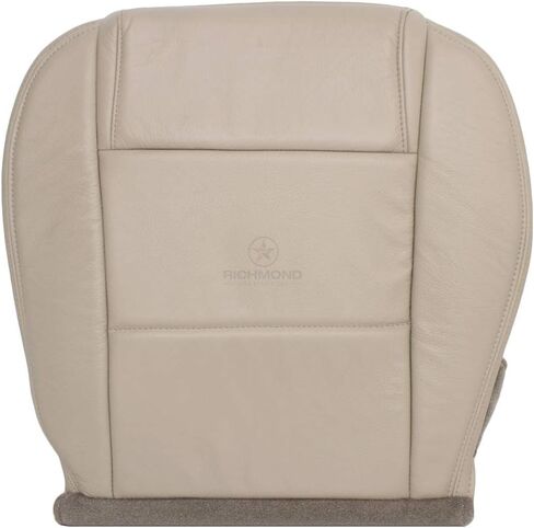 Richmond Auto Upholstery - Driver Side Bottom Compatible with 2005-2009 Ford Mustang V6, Replacement Leather Seat Cover, Tan in Saudi Arabia