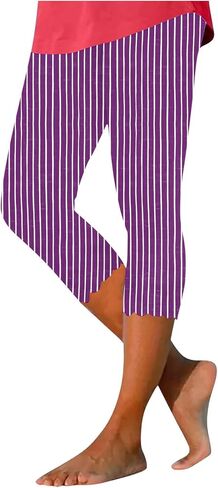 كابري طماق للنساء 2026 الصيف العصرية طباعة يغطي الرجل عالية الخصر البطن التحكم اليوغا السراويل ملابس رياضية in Kuwait