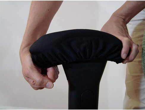1 Pcs Chair Arm Pad Memory Foam Computer Chair Armrest Pedal Cover Suitable for Calming Elbows and forearms Pressure Relief in Saudi Arabia