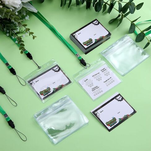 50 Sets Rainforest Falls Name Badge for 2026 Vbs with Card Protector and Activity Rope 4 x 2.75 Inch Writeable Name Badges for Church, Summer Camp and Group Activities in Saudi Arabia