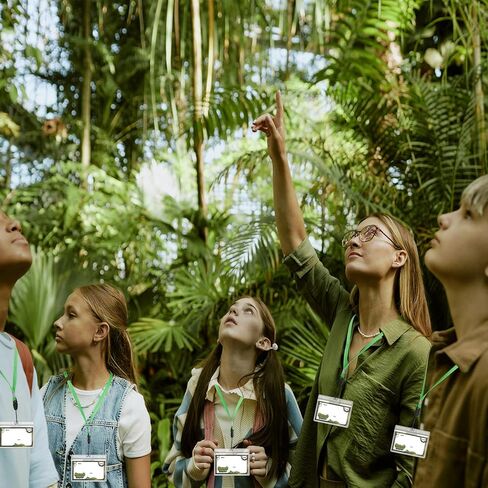 50 Sets Rainforest Falls Name Badge for 2026 Vbs with Card Protector and Activity Rope 4 x 2.75 Inch Writeable Name Badges for Church, Summer Camp and Group Activities in Saudi Arabia