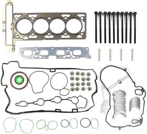 2.4L Engine Cylinder Head Gasket Bolts Set w/Main Bearing Set Fit for Buick LaCrosse Regal Verano for Chevy Equinox Orlando for GMC Terrain 2.4L 10-13 OE HS26517PT ES72196 in Saudi Arabia