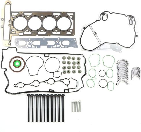 2.4L Engine Cylinder Head Gasket Bolts Set w/Main Bearing Set Fit for Buick LaCrosse Regal Verano for Chevy Equinox Orlando for GMC Terrain 2.4L 10-13 OE HS26517PT ES72196 in Saudi Arabia