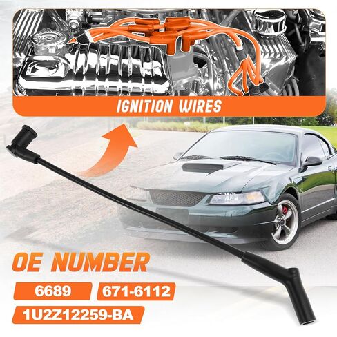 مجموعة أسلاك توصيل الإشعال مناسبة لفورد موستانج 2001-2004 استبدال رقم OE 1U2Z12259-BA, 6689, 671-6112 in Saudi Arabia