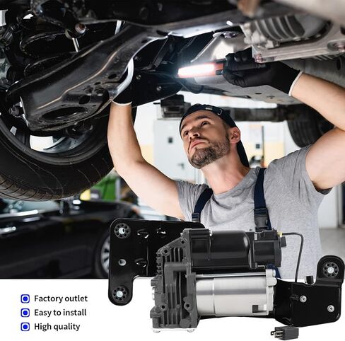 استبدال مضخة ضاغط الهواء لسيارات BMW X5 E70 X6 E71 E72 37206859714 37226785506 (E70، ضاغط + قوس + كتلة الصمام) in Kuwait