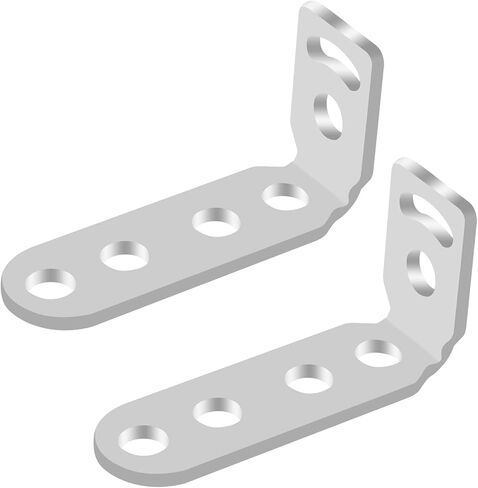 jose2015 2PCS دراجة نارية الضباب ضوء قوس L على شكل تصاعد قوس، حامل تمديد عالمي أضواء القيادة ضوء جبل بين قوسين أسود in Kuwait