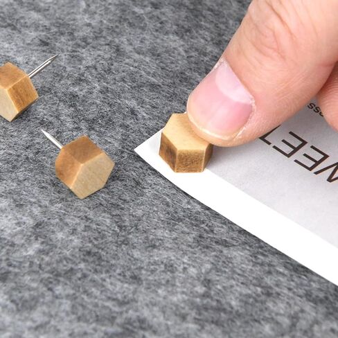 Decorative Push Pins,Wooden Push Pins for Cork Board,Thumb Tacks for Cork Board Hexagon (50) in Saudi Arabia