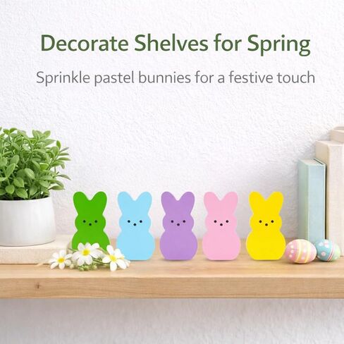 ديكور خشبي لعيد الفصح، مجموعة أرنب صغيرة مكونة من 30 قطعة، صينية متدرجة قائمة بذاتها وحشوات سلة عيد الفصح، ديكورات رف رف رف الطاولة المركزية in Kuwait