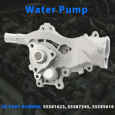 Timing Chain Kit with Water Pump & Thermostat Camshaft Tensioner Fit For Chevrolet Sonic Trax Cruze Volt Cadillac ELR Buick Encore 1.4L 2011-2015 5591625100 55570270 55565336 AW6662 in Saudi Arabia