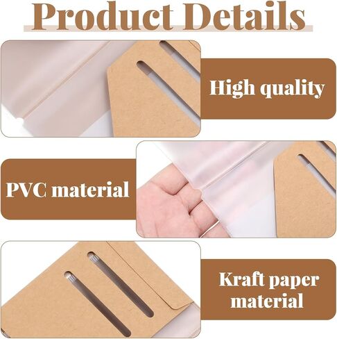 12Pcs Passport Size Notebook Accessories Kit - Travelers File Folder, Zipper PVC Pouch, Pen Holder, Binder Clip and 4pcs Elastic Bands for Standard Size Travelers Notebook in Saudi Arabia