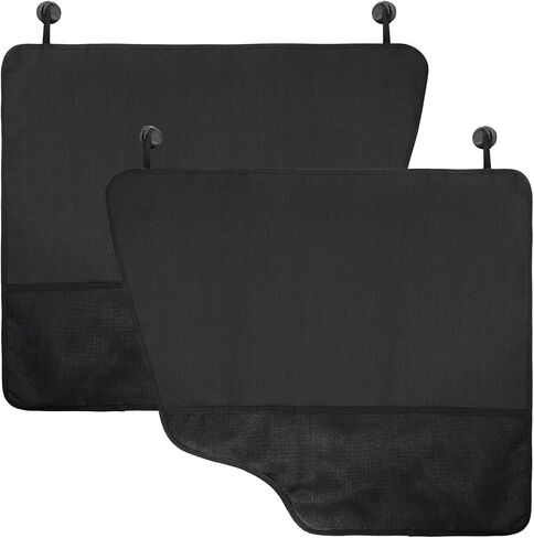 2 Pack Dog Car Door Protector, Waterproof Scratch-Resistant Vehicle Door Covers, Washable Pet Vehicle Door Guard, Secure Fit for Cars, Trucks, SUVs in Saudi Arabia