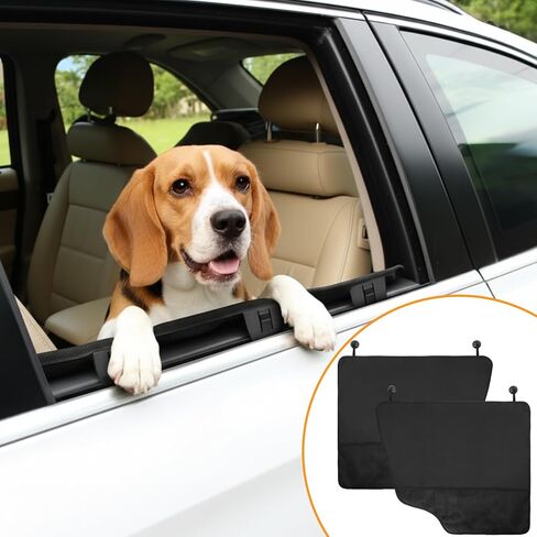 2 Pack Dog Car Door Protector, Waterproof Scratch-Resistant Vehicle Door Covers, Washable Pet Vehicle Door Guard, Secure Fit for Cars, Trucks, SUVs in Saudi Arabia