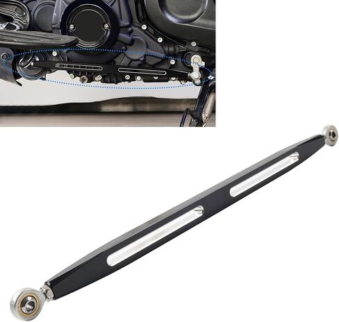 Cnoula11 2 Hole Powersports Parts Rod Linkage Gear Shifter 1 Pc For Indian Scouts Hussar Bobber Scout Sixty 15-24 Aluminum, Alloy Steel Black in Saudi Arabia