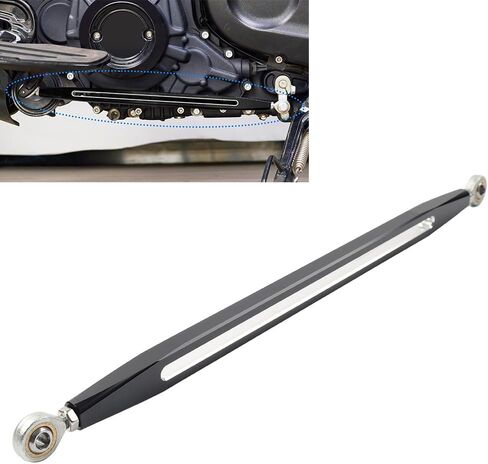 Cnonee1 1 Pc 1 Hole Aluminum, Alloy Steel Powersports Parts Rod Linkage Gear Shifter Black For Indian Scouts Hussar Bobber Scout Sixty 15-2024 in Saudi Arabia