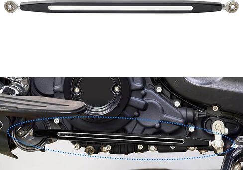 Cnonee1 1 Pc 1 Hole Aluminum, Alloy Steel Powersports Parts Rod Linkage Gear Shifter Black For Indian Scouts Hussar Bobber Scout Sixty 15-2024 in Saudi Arabia