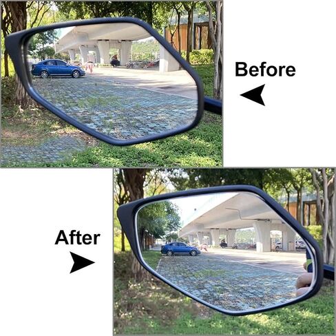 Cnonee1 1 Pair YMH-HSJ-198 Glass Blind Spot Mirrors Rearview Mirror Lens Convex Mirror Lenses For Yamaha NMAX125 2016-2024, For Yamaha N-MAX155 2016-2024 in Saudi Arabia