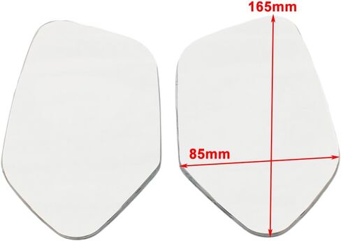 Cnonee1 BT-HSJ-324 Rearview Mirror Lens Convex Mirror Lenses Blind Spot Mirrors Glass For HONDA Forza 300 NSS300 2018-2023, For HONDA Forza 350 NSS 350 2020-2023 1 Pair in Saudi Arabia
