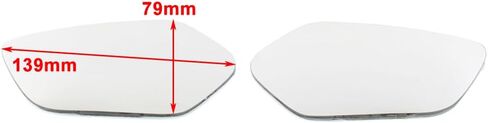 Cnonee1 1 Pair BT-HSJ-326 Glass Blind Spot Mirrors Rearview Mirror Lens Convex Mirror Lenses For HONDA PCX150 2021-2023, For HONDA PCX160 2021-2023 in Saudi Arabia