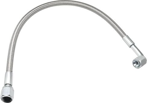 36 "خط تغذية زيت توربو مضفر من الفولاذ الخام الشاحن التربيني عن بعد 551871 طول 4AN 90 درجة خط خرطوم مستقيم PTFE وضغط نهاية الخرطوم in Kuwait