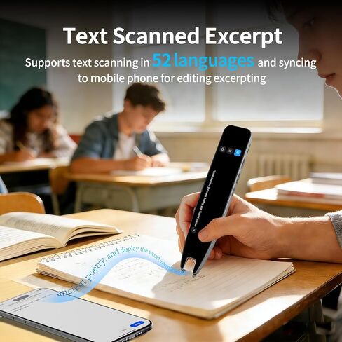 قلم مترجم، قلم قارئ المسح الضوئي، أداة مساعدة وجهاز مترجم اللغة، عسر القراءة، متعلمي اللغة وصعوبات التعلم، بما في ذلك 142 لغة (رمادي) in Kuwait