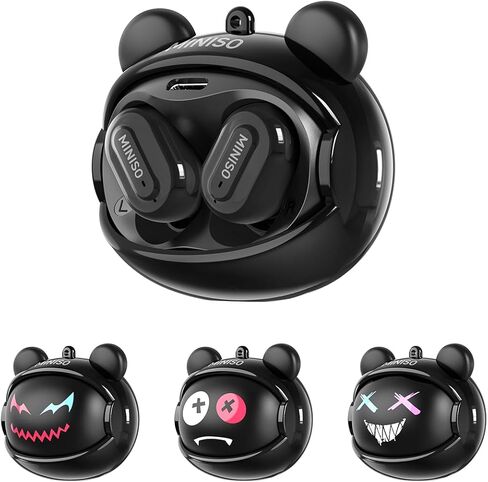 MINISO AI Kids Wireless Earbuds with Bluetooth 6.0, Translator Headphones with 134 Languages, 88dB Safe Volume, IPX5 Water Resistance, HD Sound for Kids & Teen, Ear Buds for Android/iOS (White) in Saudi Arabia