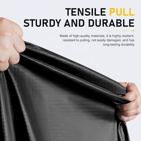 Motorcycle Cover, All Season Universal Weather Waterproof Motorcycle Covers, Sun Outdoor Protection Motorbike Cover with Lock-Holes & Storage Bag, Suitable for 250cc Cruiser Bike (Black) in Saudi Arabia