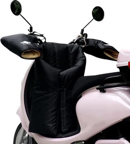Scooter Windproof Leg Cover with Handlebar Gloves Winter Warm Motorcycle Leg Knee Lap Apron Windshield Bike Leg Hand Protector Cover Quilt for Cold Weather Outdoor in Saudi Arabia