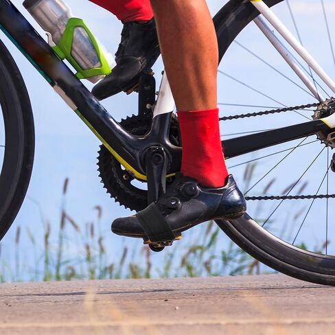 Pedal Straps,4 Pcs Black Beam Strap Pedal Straps, Adjustable Foot Footrest Strips Components for Fixed Gear Bike Pedals and Cleats in Saudi Arabia