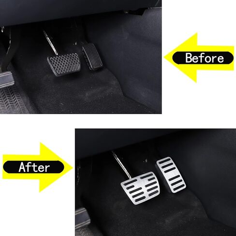 2 قطعة غطاء دواسة غاز الفرامل غطاء دواسة غاز الفرامل القدم مناسب لسيارة Honda Civic Accord CRV Odyssey Pilot Passport Insight Ridgeline سبائك الألومنيوم المضادة للانزلاق دواسة الغاز دواسة الفرامل in Kuwait