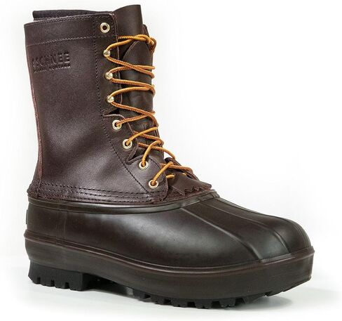 حذاء SCHNEE'S Extreme 10 بوصات معزول للمشي لمسافات طويلة، 1000 جرام ثينسوليت، جلد مدبوغ بالزيت، نعل خارجي مميز، بني in Kuwait