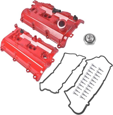 GELUOXI 2Pcs Valve Covers Red Replacement for Infiniti G37 M37 FX37 EX37 QX70 QX50 Q70 Q60 3.7L 2008-2020 13264EY01A 13264EY01C 13264EY01E in Saudi Arabia