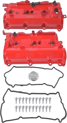 GELUOXI 2Pcs Valve Covers Red Replacement for Infiniti G37 M37 FX37 EX37 QX70 QX50 Q70 Q60 3.7L 2008-2020 13264EY01A 13264EY01C 13264EY01E in Saudi Arabia