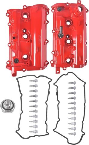 GELUOXI 2Pcs Valve Covers Red Replacement for Infiniti G37 M37 FX37 EX37 QX70 QX50 Q70 Q60 3.7L 2008-2020 13264EY01A 13264EY01C 13264EY01E in Saudi Arabia