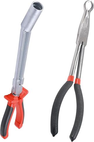 2PCS Spark Plug Boot Removal Tool,Car Accessories Universal Automotive Tools Wire Puller Removal Tool Pliers,Applied to Replace Spark Plugs,Remove High Voltage Wires,and Repair Cars in Saudi Arabia