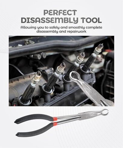 2PCS Spark Plug Boot Removal Tool,Car Accessories Universal Automotive Tools Wire Puller Removal Tool Pliers,Applied to Replace Spark Plugs,Remove High Voltage Wires,and Repair Cars in Saudi Arabia