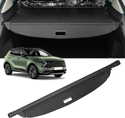 AUXKO 2nd Row Installation Retractable Cargo Cover for Dodge Durango 2026-2011, Trunk Cover for 2026 2025 Dodge Durango Security Shade Cover Shielding Anti-Peeping Luggage Privacy Screen, Carbon Fiber in Kuwait