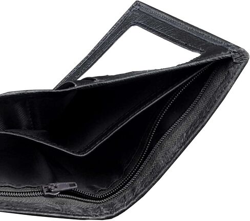 Balck Men Real Leather Vintage Dragon Wallet with Chain Card Holder Purse in Kuwait