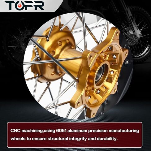 TOFR DRZ400SM DRZ400S 2000-2024 Supermoto 17" Wheels Cush Drive Hubs Rims for Suzuki DRZ400 in Saudi Arabia