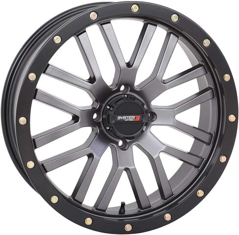 عجلات System 3 ST-3 Gunmetal UTV مقاس 20 بوصة Mule Pro FXT KRX/Wolverine RMAX/YXZ 2019+ in Saudi Arabia