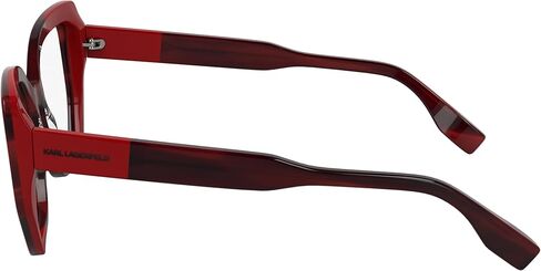 KARL LAGERFELD KL6174 609 STRIPED RED/RED 53/17/145 FEMALE Eyewear Frame in Saudi Arabia