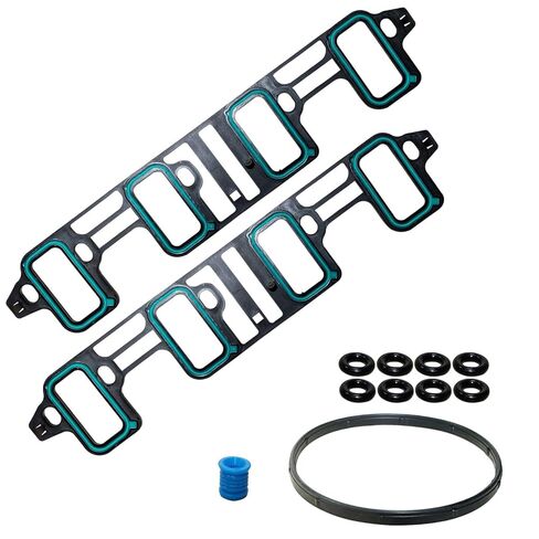 Intake Manifold Gasket Set for 6.0L 6.2L Engine - Compatible with 2007-2016 Chevy Silverado GMC Sierra & Cadillac Escalade - Replaces OEM # MS25702VR, MS19598, MS97126 in Saudi Arabia