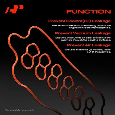 A-Premium Upper Fuel Injection Plenum Gasket Set Compatible with Ford F-150 2001-2003, F-150 Heritage 2004, E-250 E-150 Club Wagon 2003, E-150 Econoline Club Wagon 2001-2002, E-150 E-250 Econoline in Saudi Arabia