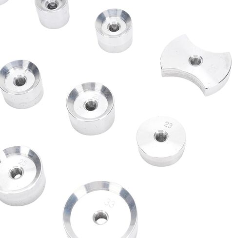 Yosoo Health Gear 25Pcs Watch Press Die Kit Aluminum Flat Round Dies for Repair Maintenance Compatible with Most Watch Types Crafted for Standard Sizes in Saudi Arabia