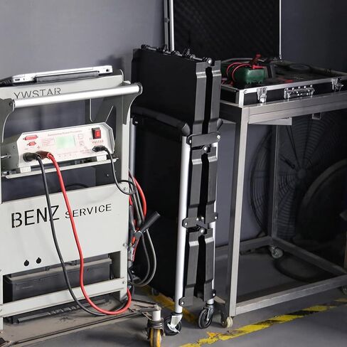 عربة خدمة قابلة للطي محمولة من إيست ماونت - عربة قابلة للطي ذات عجلات للمستودعات المنزلية وورش العمل والكراجات والمطاعم والمكاتب in Kuwait