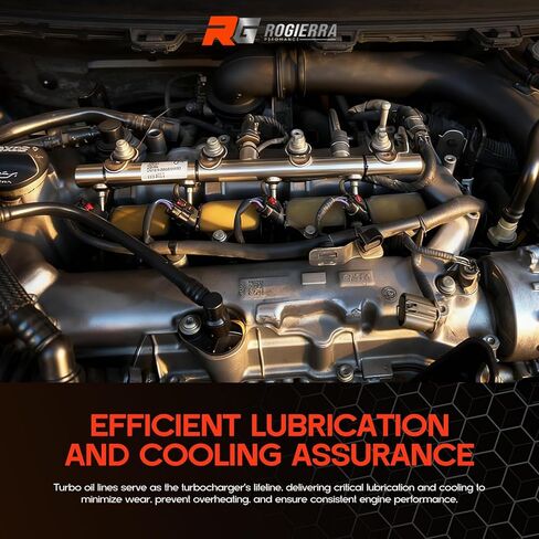 Turbo Oil Return Drain Line and Oil Feed Pipe Kit, Turbo Coolant Return Hose Pipe Kit Compatible with Chevy Cruze Sonic Trax, Buick Encore 1.4L L4, Replaces 55567067 55568031 55592600 25198546 in Saudi Arabia
