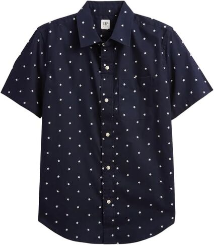 Gap Boys' Short Sleeve Poplin Shirt in Saudi Arabia