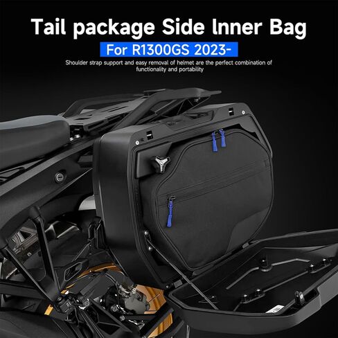 Motorcycle Luggage Storage Bag Inner Saddlebags for BMW R1300GS 2023 2024 2025 Waterproof Large Capacity Saddle Bag Expandable Traveling Bags with Strap (3-Piece Storage Package) in Kuwait