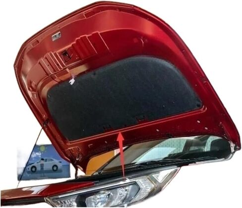 2019 2020 2021 2023 2024 متوافق مع Toyota RAV4 سيارة عازلة للحرارة وصوت غطاء أمامي قطني للمحرك غطاء وسادة جدار حماية الضوضاء (اللون: A)، lianhgq824620iqih33 in Kuwait