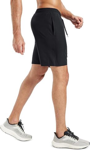 MAGCOMSEN Men's Workout Running Shorts 7 Inch Lightweight Quick Dry Shorts for Athletic Gym Hiking with Pockets in Saudi Arabia