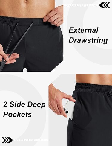 MAGCOMSEN Men's Workout Running Shorts 7 Inch Lightweight Quick Dry Shorts for Athletic Gym Hiking with Pockets in Saudi Arabia